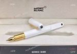 M Marc Newson Mont Blanc Replica Pens White&Gold Rollerball Pen